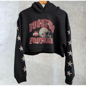 Furst of a Kind (LF Stores) Ohio State Buckeyes Football Vintage Cropped Hoodie
